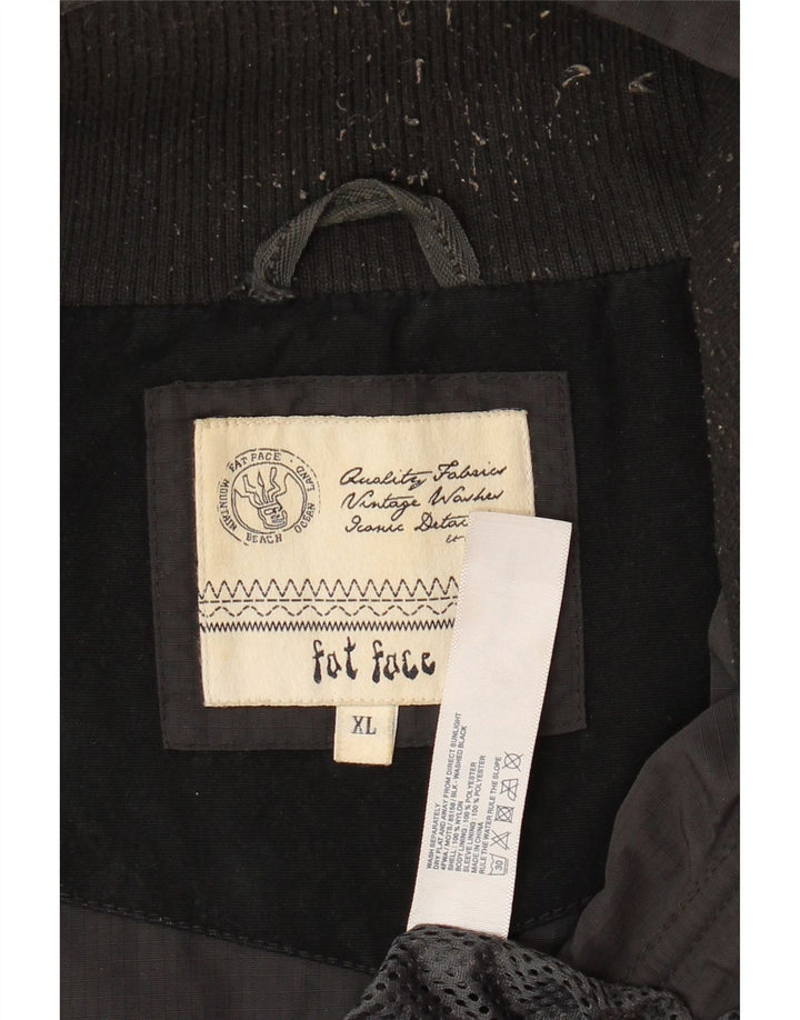 FAT FACE Veste utilitaire à capuche pour homme UK 42 XL Gris Nylon