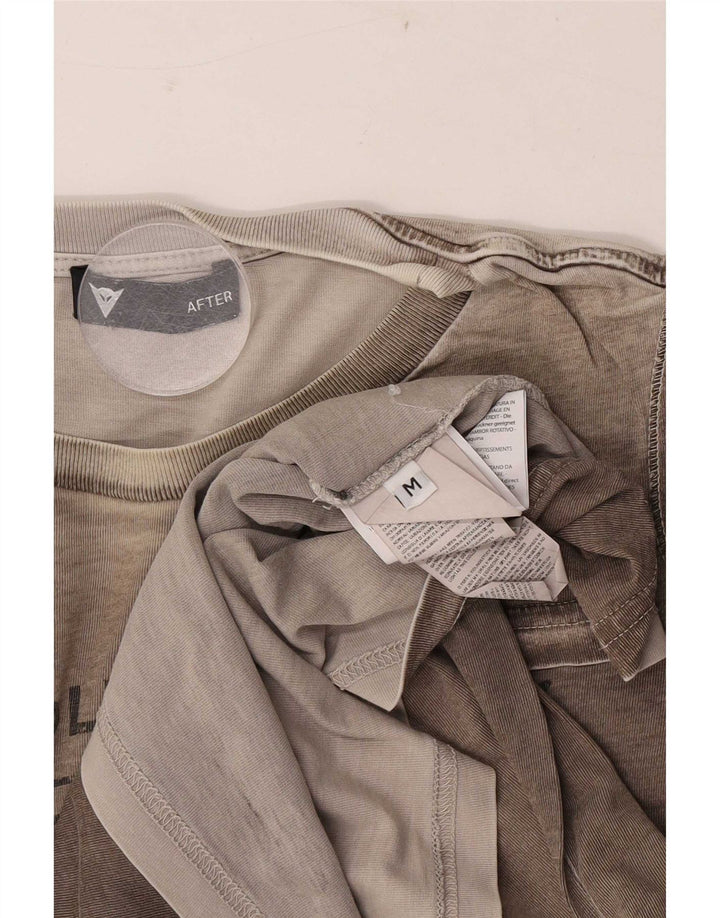 Dainese T-Shirt Graphique Homme Marron Moyen Coton