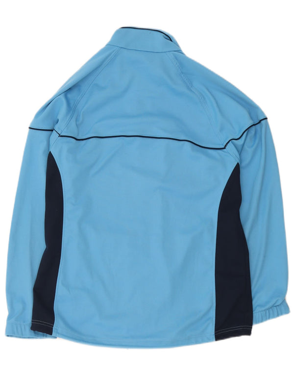Asics Veste de Survêtement Homme Bleu Moyen Polyester Colorblock