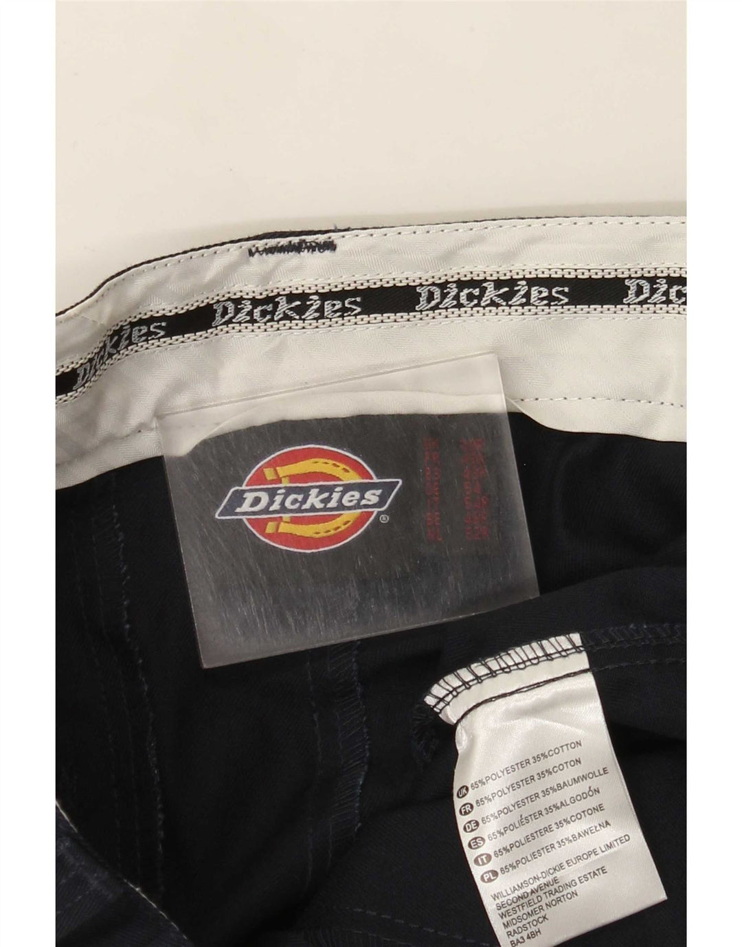 Dickies Pantalon Chino Droit Homme W38 L31 Noir Polyester