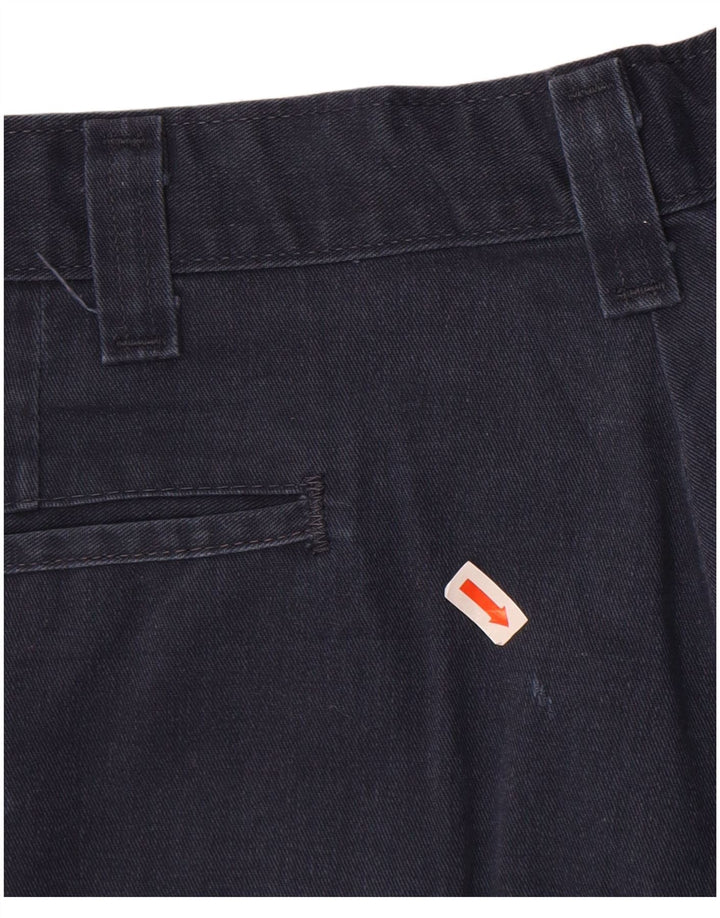 DICKIES Mens Cargo Shorts W36 Large Navy Blue Polyester