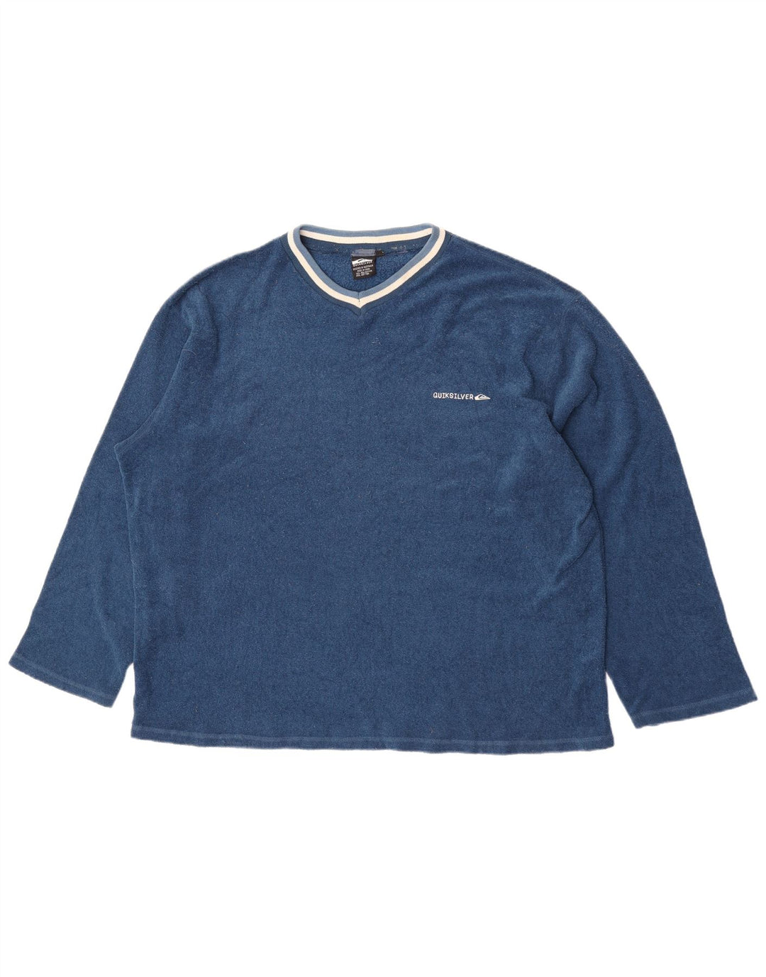 Quiksilver Pull Polaire Homme 2XL Bleu Polyester