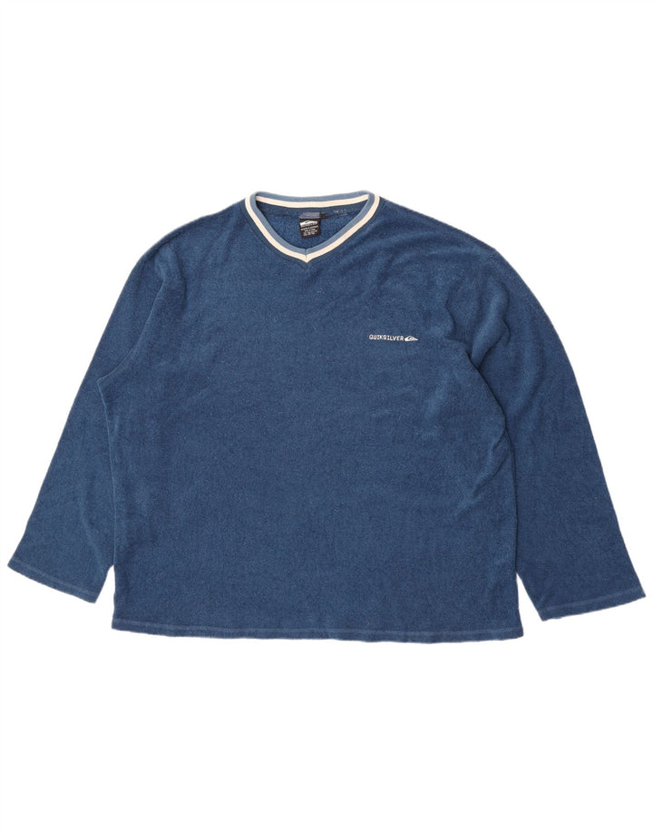 Quiksilver Pull Polaire Homme 2XL Bleu Polyester