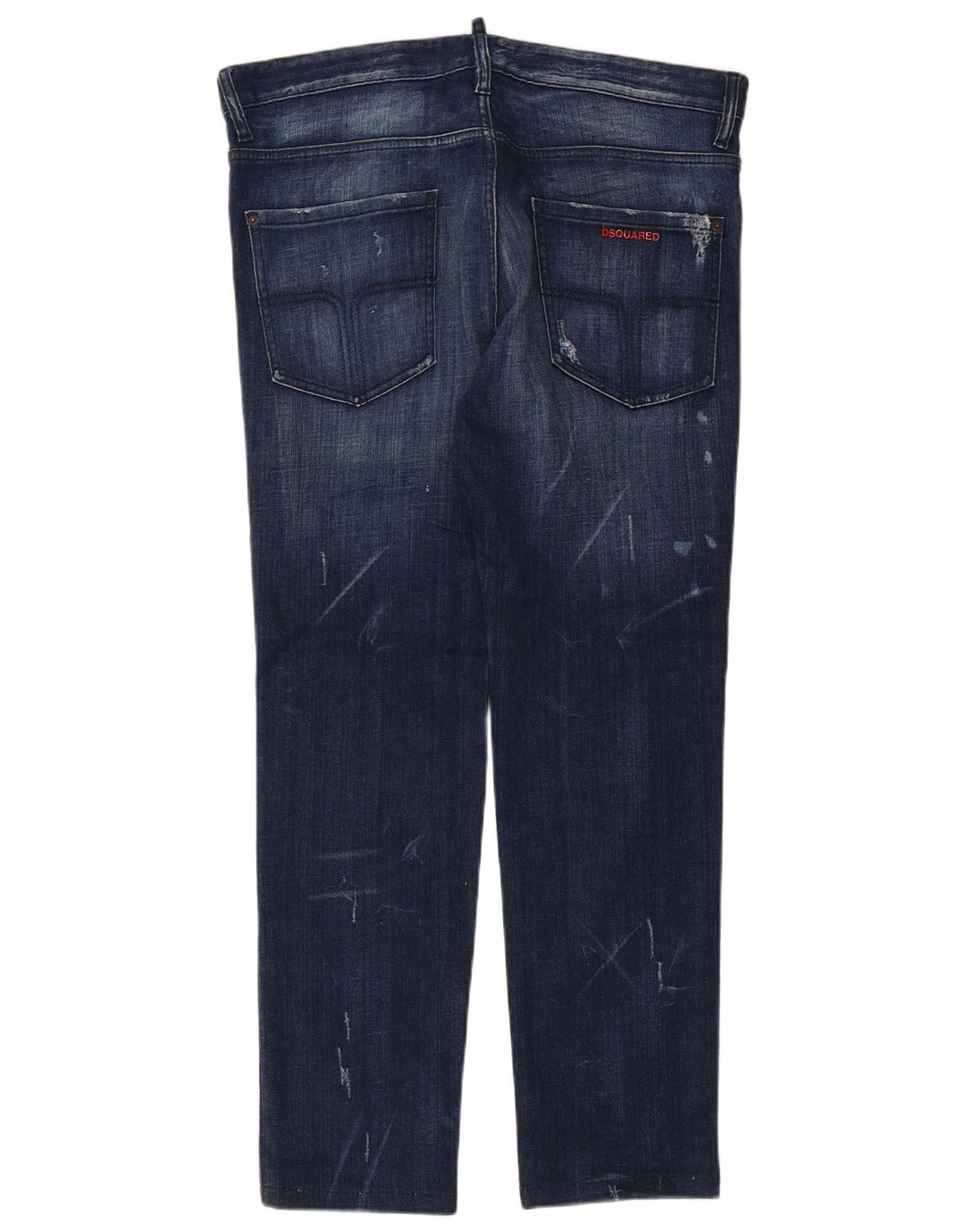 Dsquared2 Jean slim effet vieilli pour femme IT 52 2XL W36 L29 coton bleu