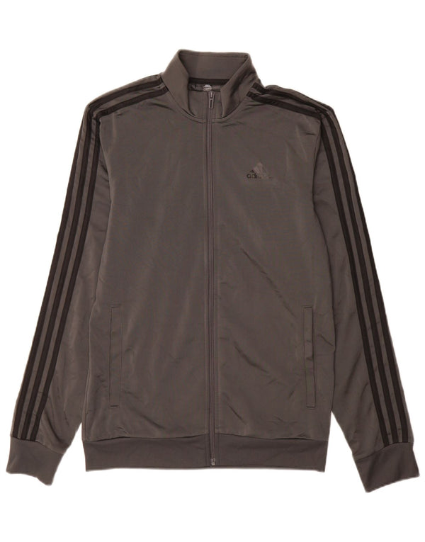Adidas Veste de survêtement pour homme Petit gris Polyester