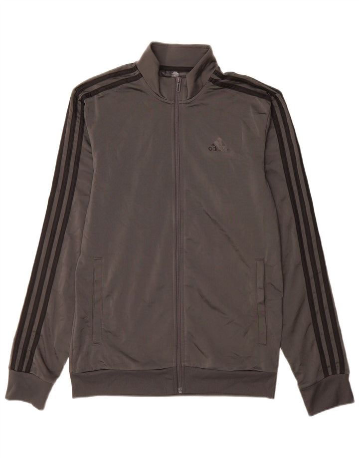 Adidas Veste de survêtement pour homme Petit gris Polyester