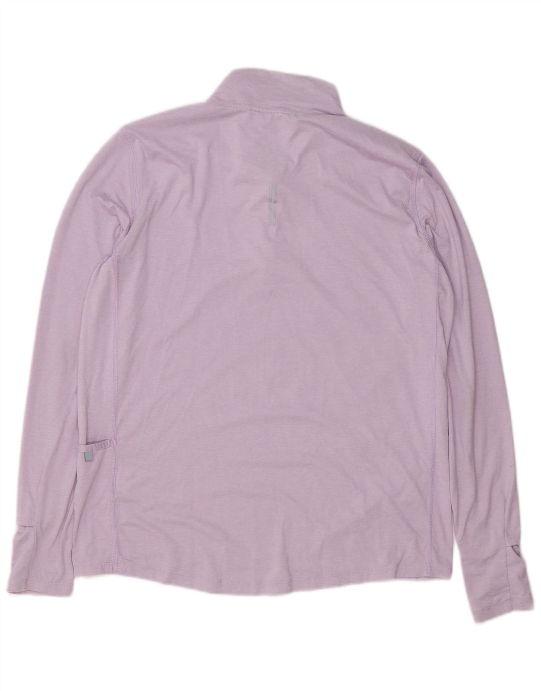 Nike Haut de survêtement Dri Fit à col zippé pour femme UK 14 Violet moyen