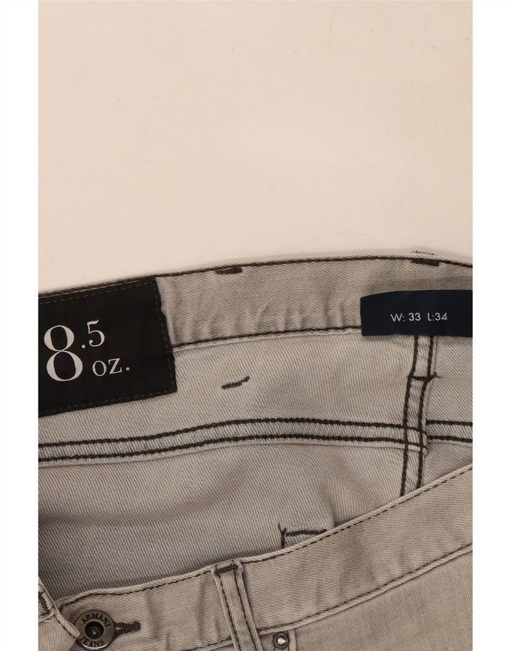 Armani Femme Jean Droit W33 L28 Gris