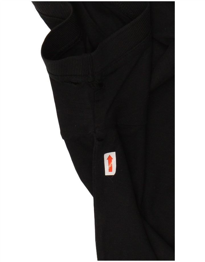 CALVIN KLEIN Polo Homme Large Noir Coton