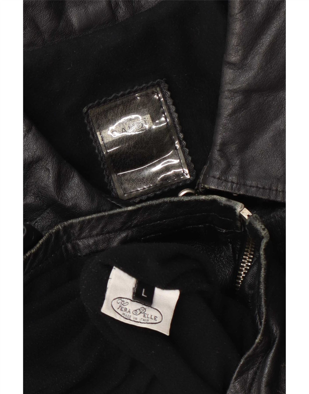 Veste en cuir femme Gaudi UK 16 Large Noir