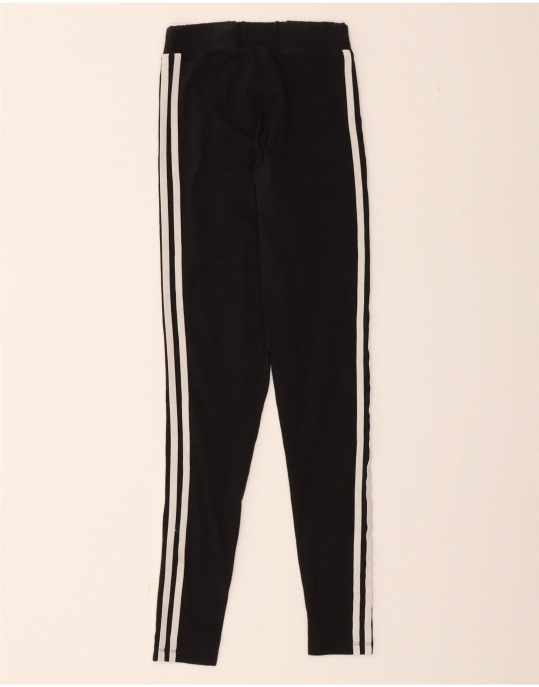 ADIDAS Womens Leggings UK 8 Small Black Cotton Vintage Adidas and Second-Hand Adidas from Messina Hembry 