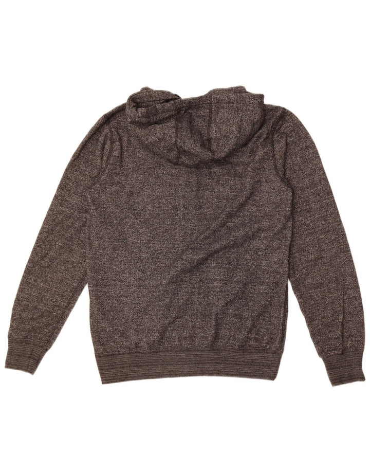 Quiksilver Pull à capuche zippé graphique homme gris moyen polyester