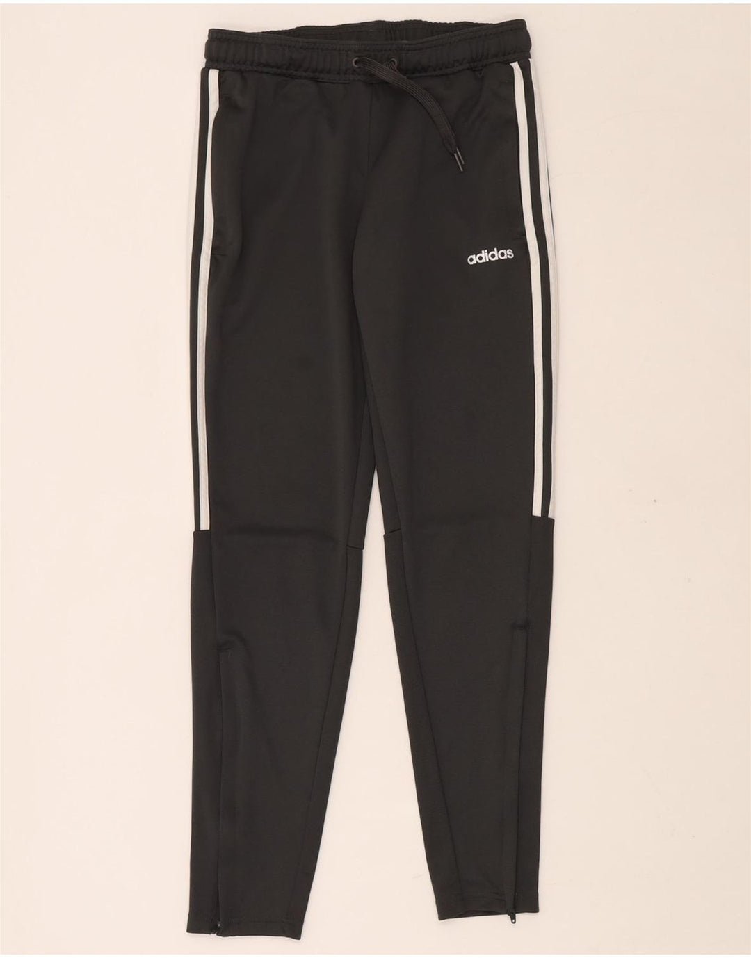 ADIDAS Pantalon de survêtement pour femme UK 8/10 Petit Gris Polyester