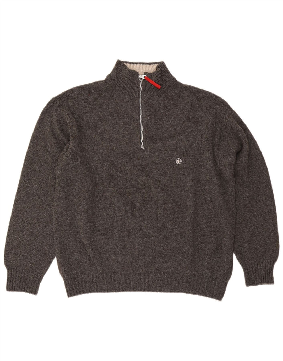 Murphy & Nye Pull à col zippé pour homme Gris Taille L
