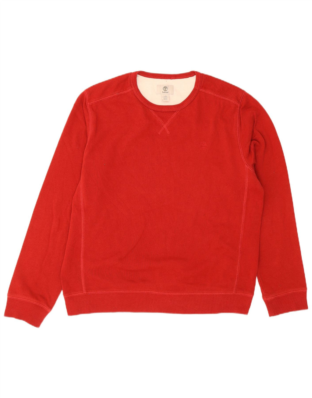 Timberland Mens Regular Fit Sweatshirt Jumper Grand Rouge Coton