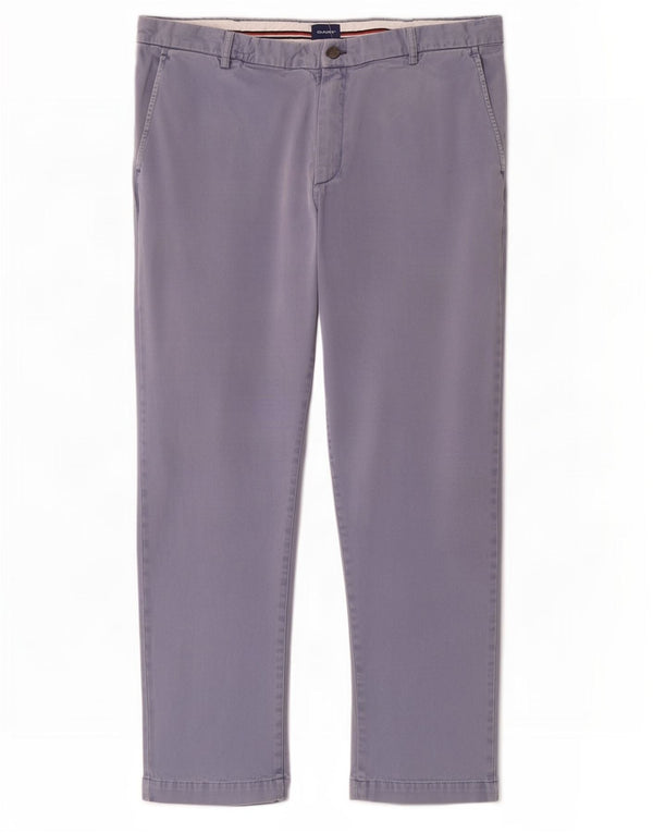 Gant Pantalon Chino Droit Regular Homme W36 L30 Bleu