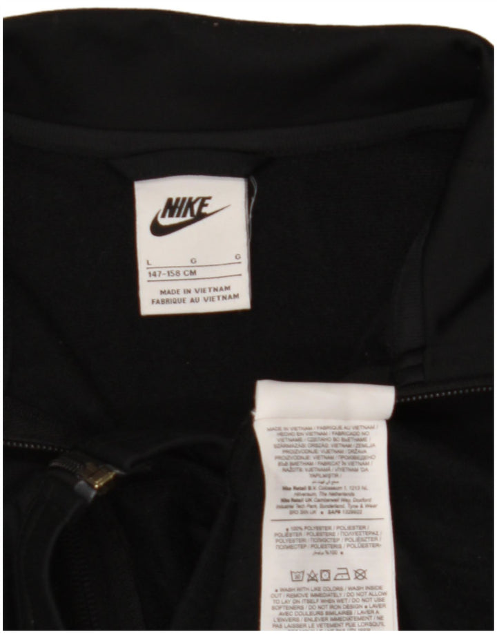 NIKE Veste de survêtement pour fille 12-13 ans Large Noir Polyester
