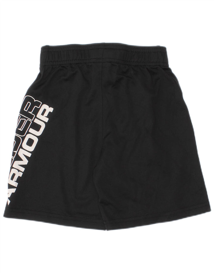 Under Armour Short de Sport Graphique Garçon 3-4 Ans Noir Polyester
