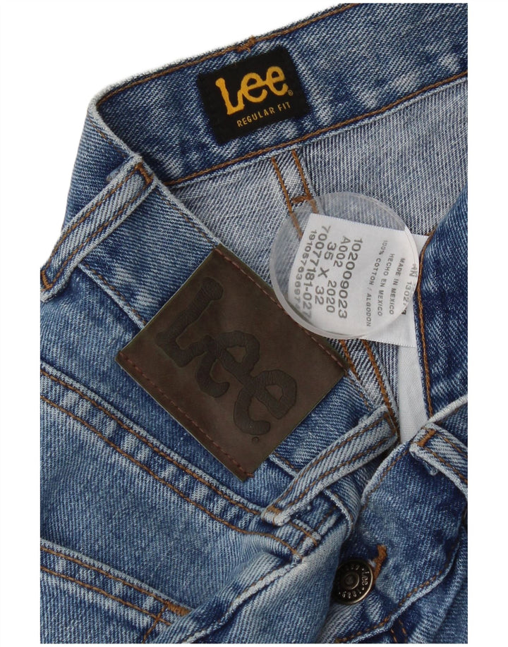 LEE Jean droit coupe droite homme W35 L32 bleu coton
