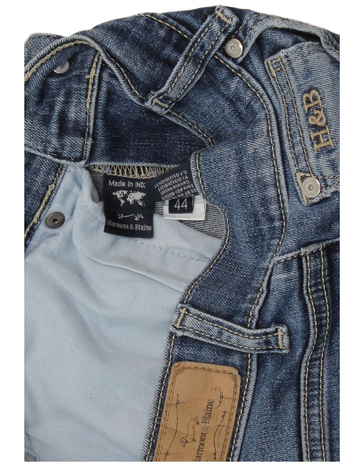 Harmont & Blaine Jean court droit pour femme IT 44 Medium W30 L26 Bleu