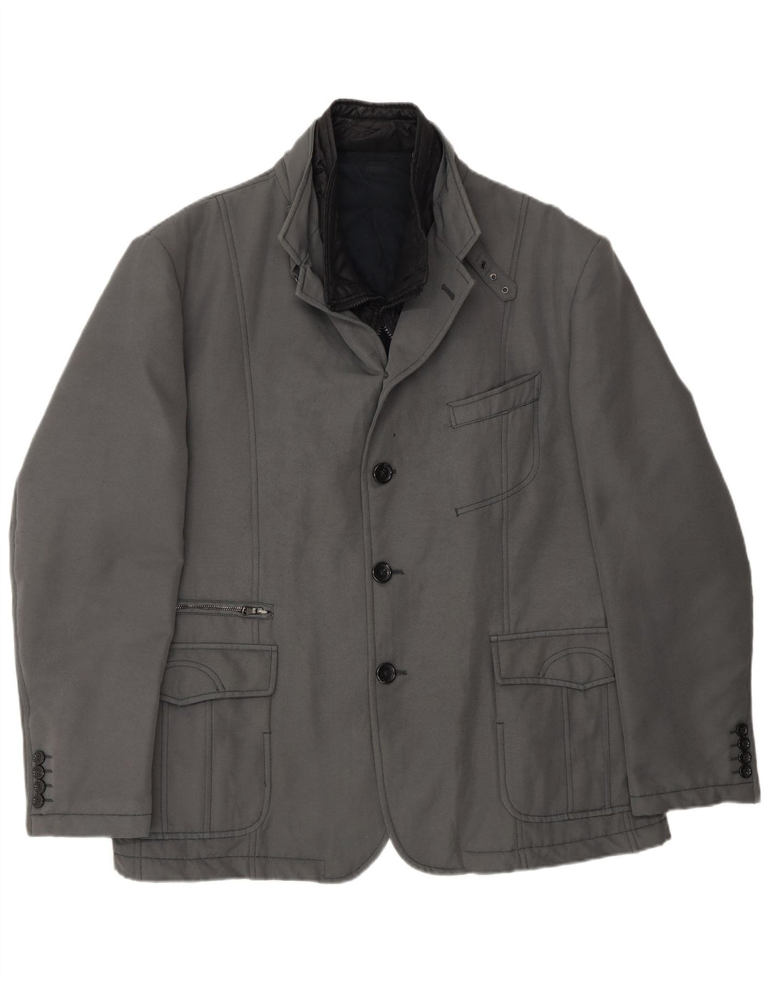 Manuel Ritz Veste utilitaire pour homme UK 44 2XL Gris