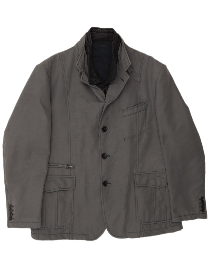 Manuel Ritz Veste utilitaire pour homme UK 44 2XL Gris