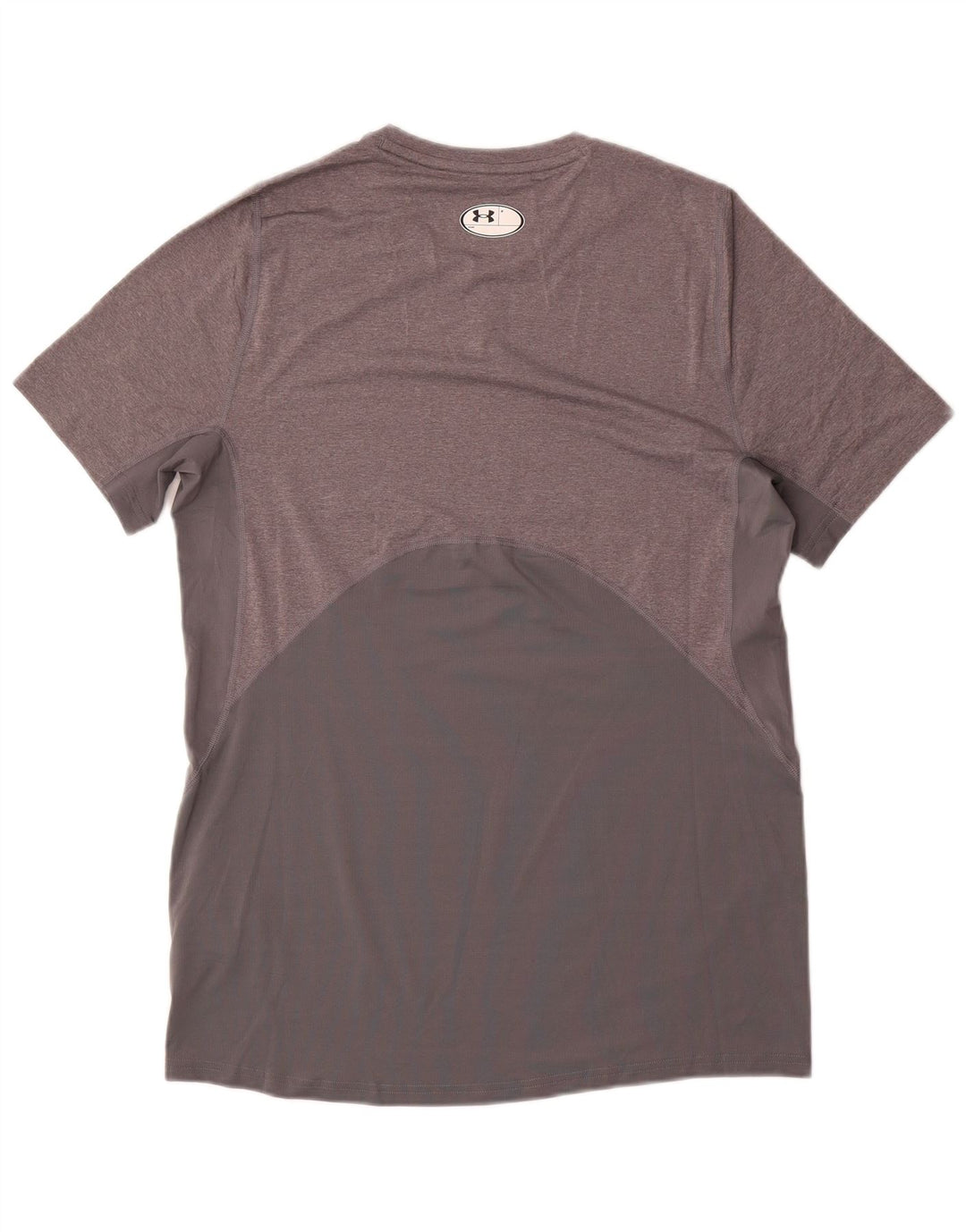 Under Armour Tee-Shirt Heat Gear Homme Gris Moyen Moucheté Polyester