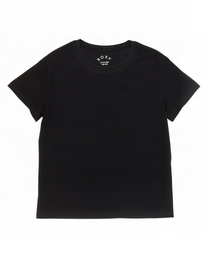 Roxy T-Shirt Femme UK 6 XS Noir
