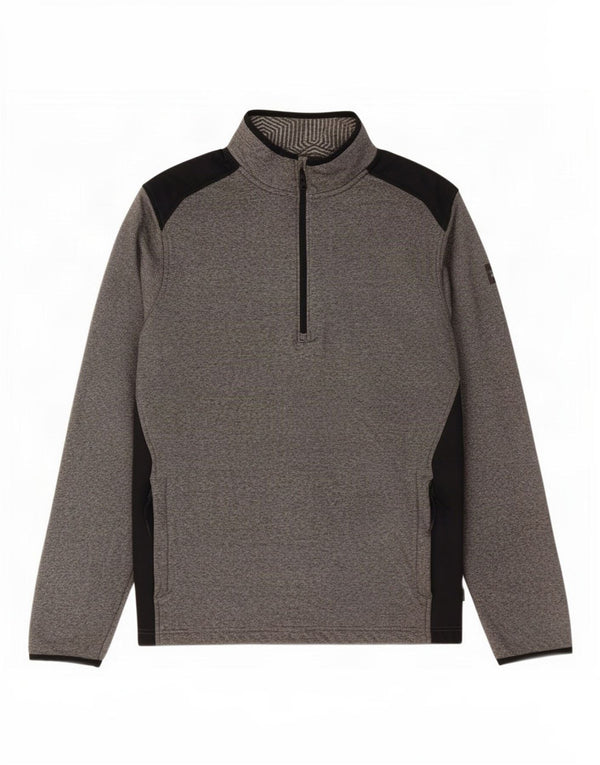 Under Armour Haut de Survêtement Cold Gear Pullover Homme Gris Colorblock