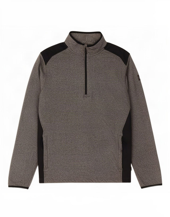 Under Armour Haut de Survêtement Cold Gear Pullover Homme Gris Colorblock