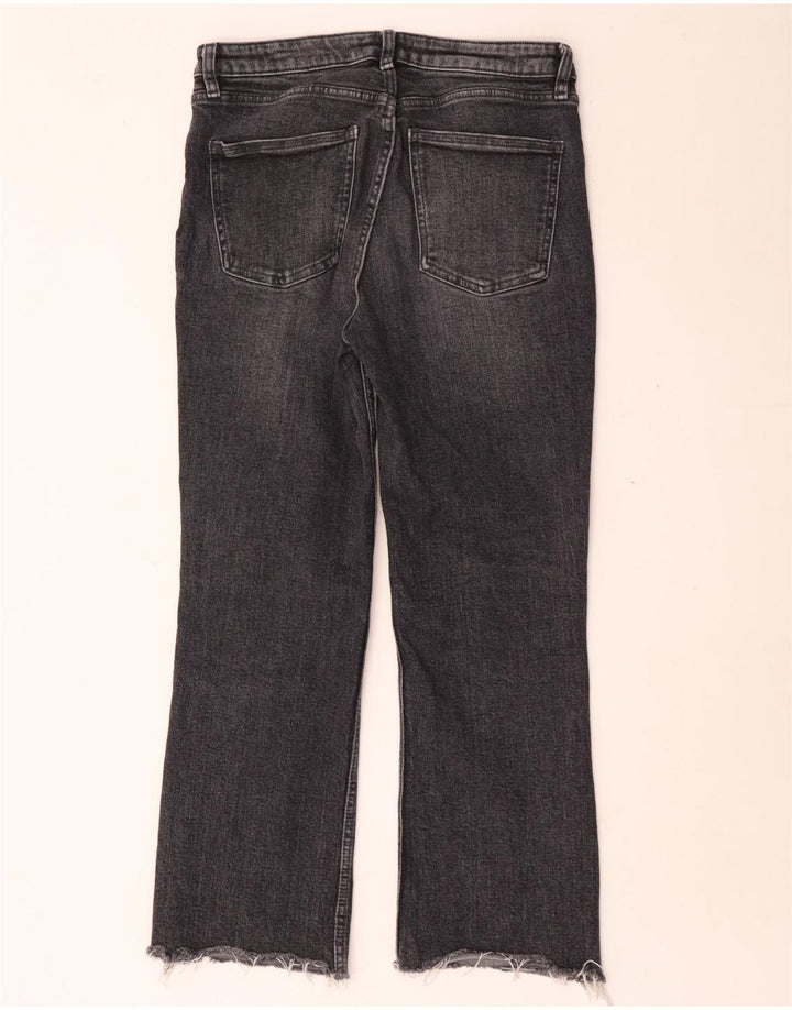 Zara Jean Bootcut Femme EU 38 Petit W28 L26 Gris