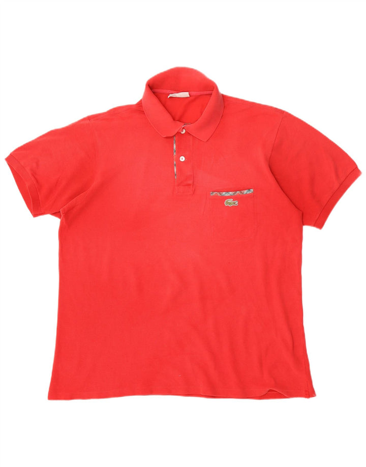 Lacoste Polo Homme Taille 5 Grand Coton Rouge