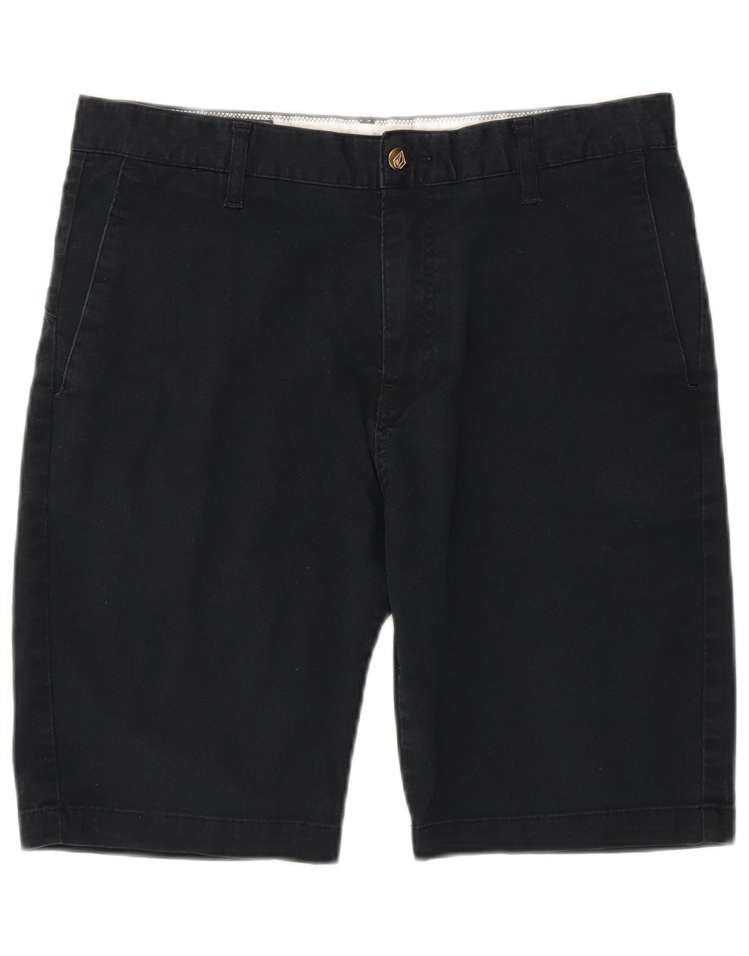 Volcom Short Chino Homme W32 Coton Bleu Marine Moyen
