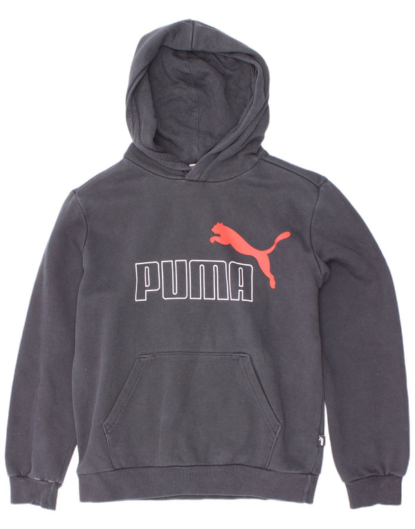 Puma Pull à capuche graphique garçon 11-12 ans Bleu marine Coton