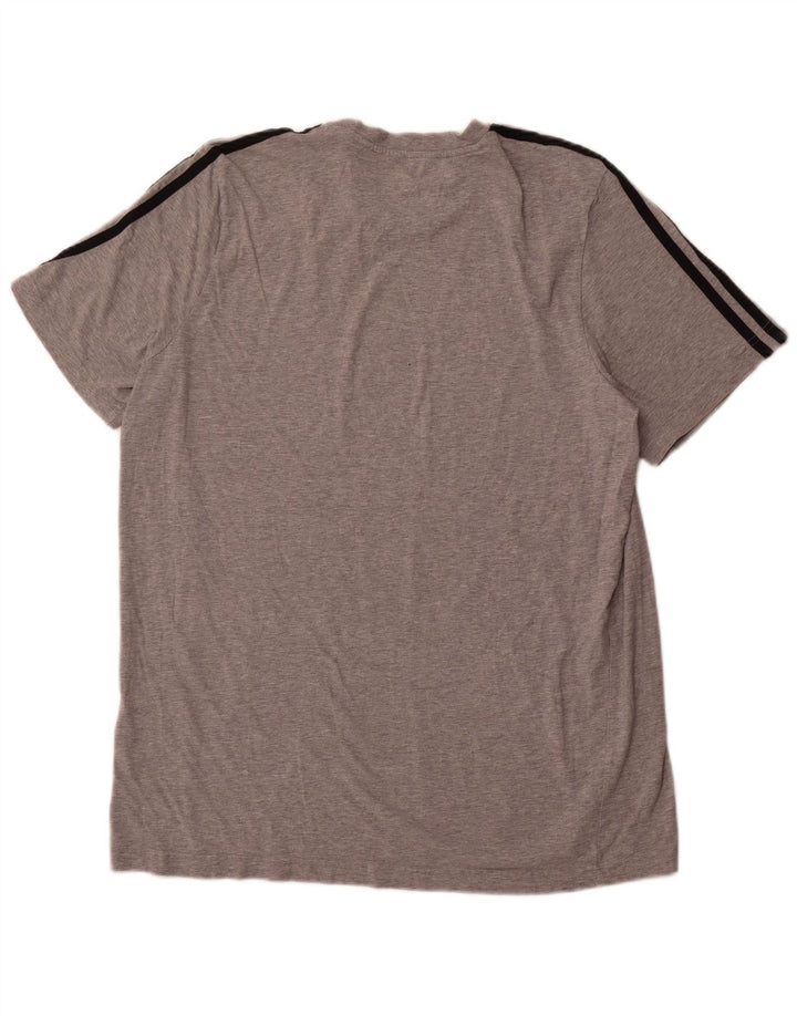 ADIDAS T-Shirt Homme Top XL Gris Coton