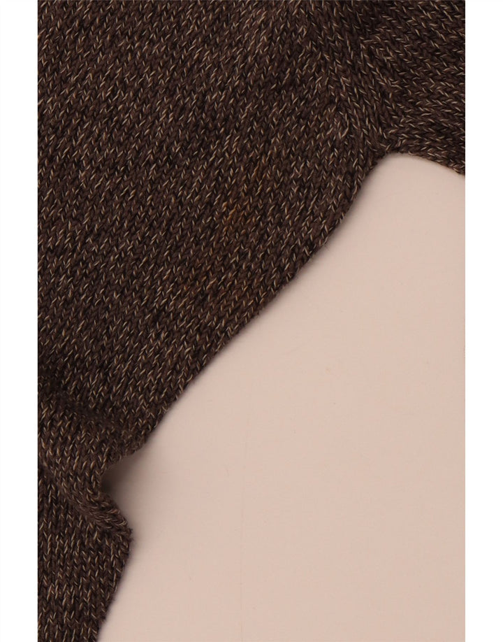 KAPPA Pull Col V Homme Gris Moyen Coton