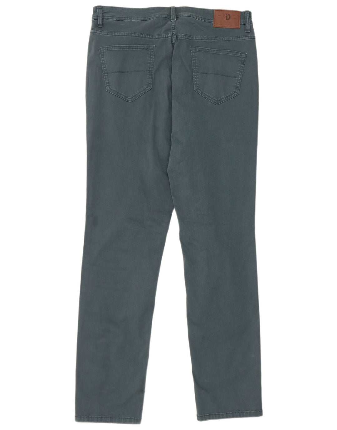 Dack's Pantalon Slim Casual Homme W34 L32 Vert Coton