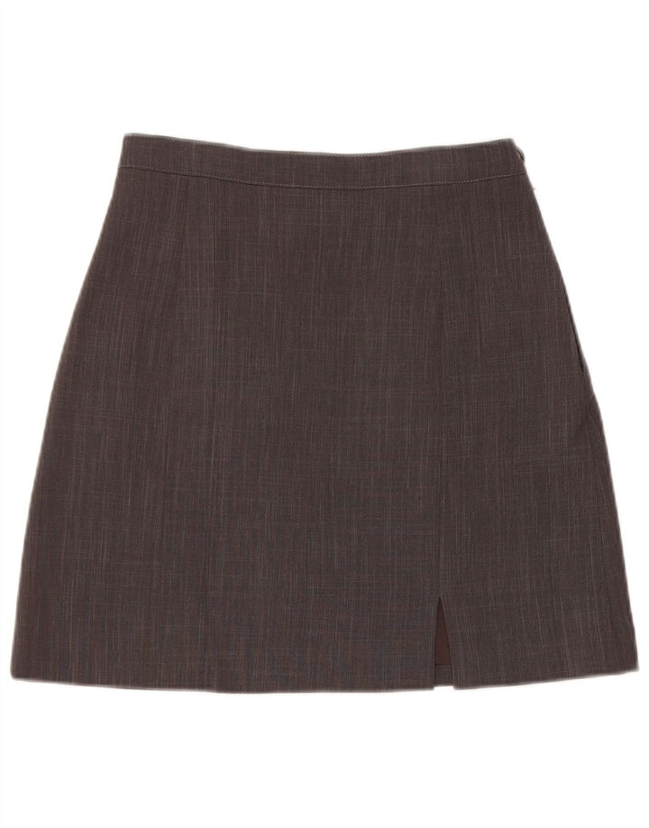 VINTAGE Jupe trapèze femme W26 Petit Gris