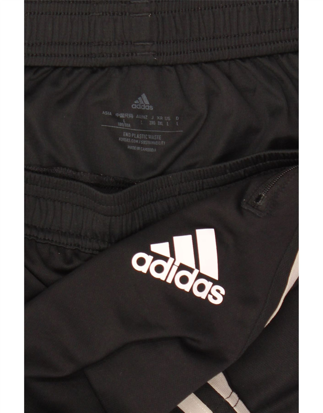 Adidas Short de sport Aeroready pour hommes, grand, noir, polyester