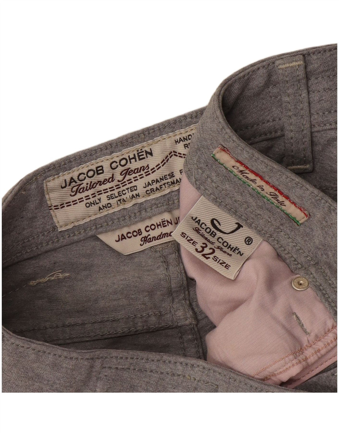 Jacob Cohen Short décontracté pour homme W32 en coton gris moyen