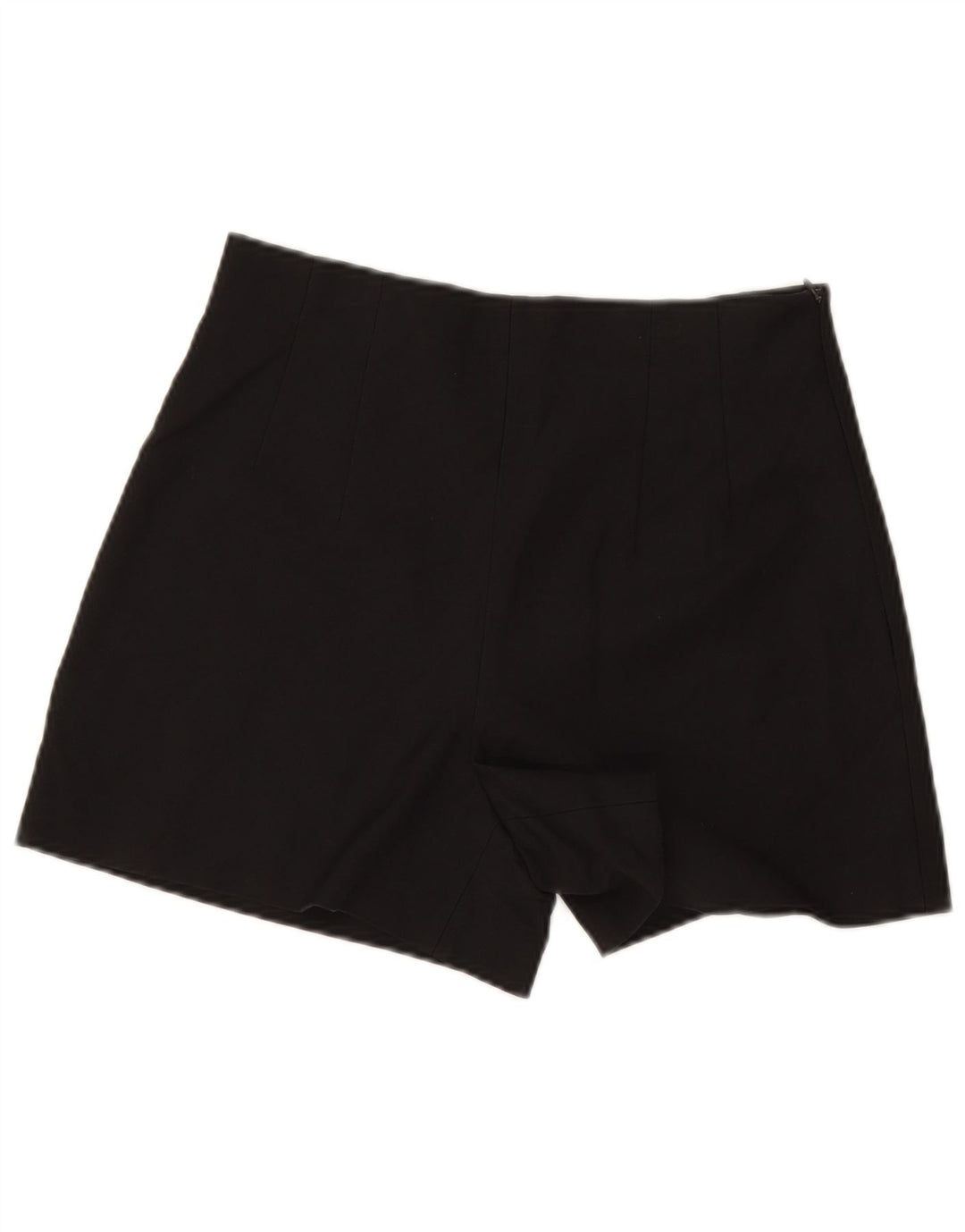 Zara Short décontracté taille haute pour femme Medium W30 Noir Polyester