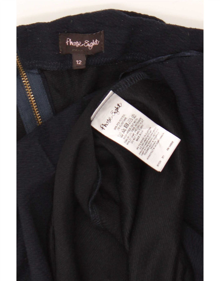 Phase Eight Jupe droite pour femme UK 12 Medium W32 Bleu marine Polyester