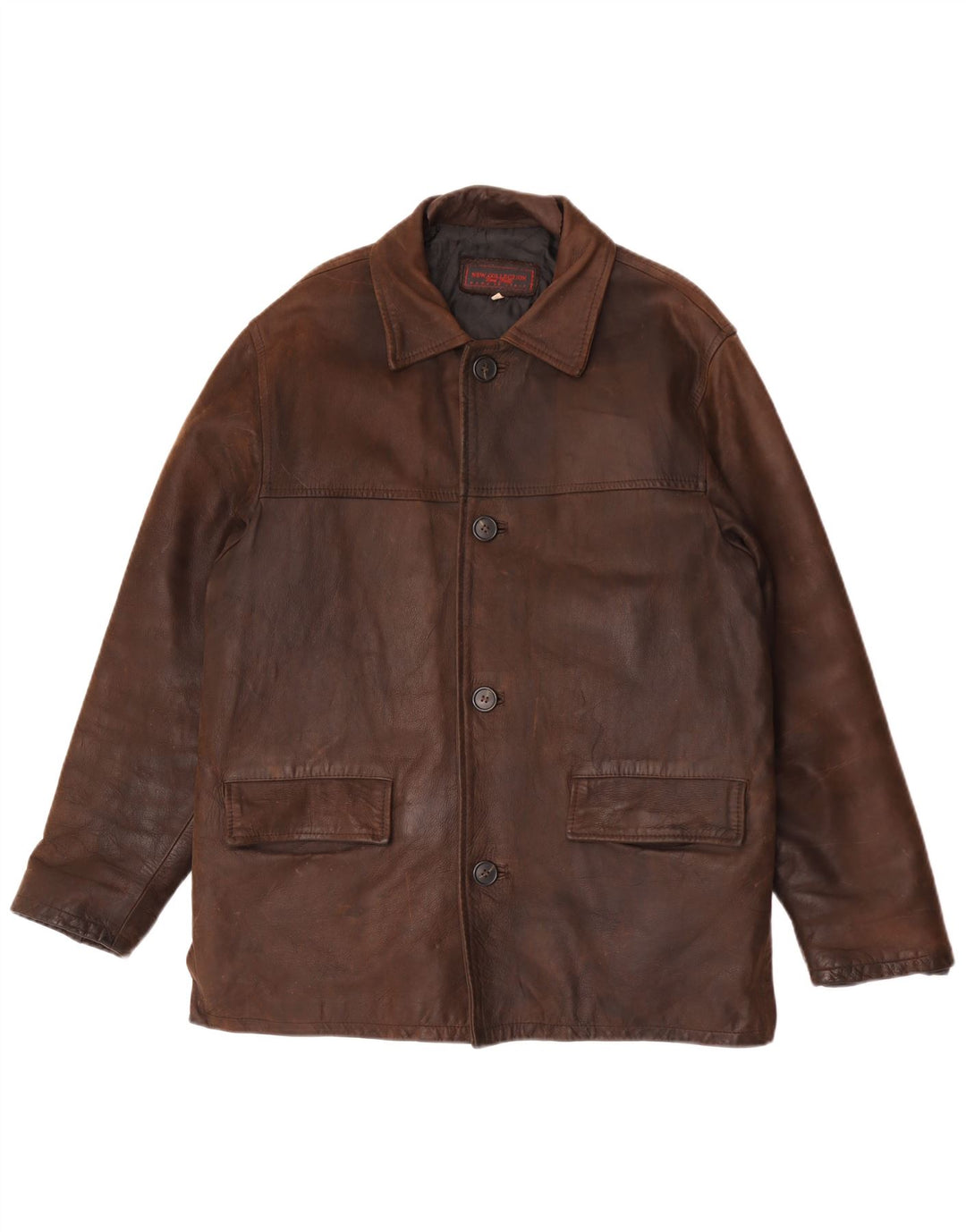 Nouvelle Collection Veste en Daim Homme UK 44 2XL Cuir Marron