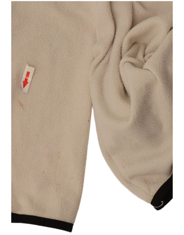 The North Face Pull polaire à col boutonné pour homme Petit polyester blanc
