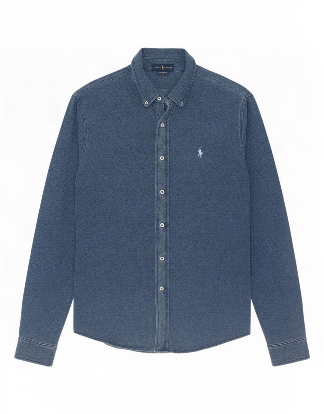 Ralph Lauren Chemise Homme Grand Bleu Coton
