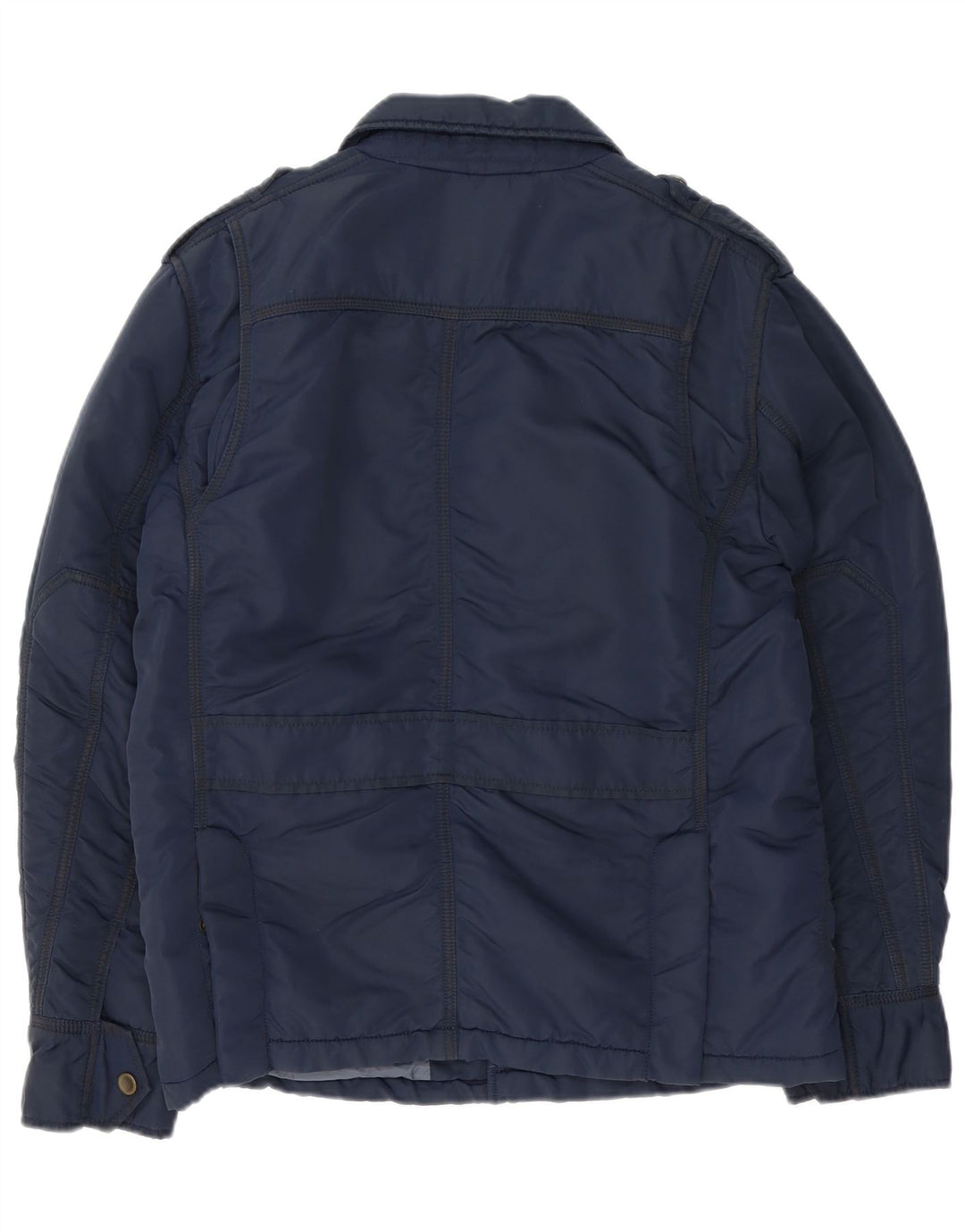 Diesel Veste matelassée militaire pour homme UK 38 Medium Bleu Marine Nylon