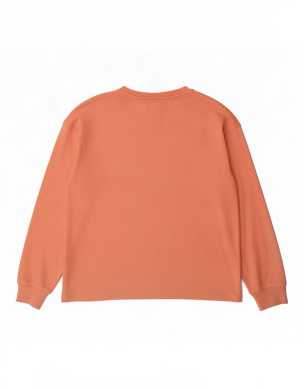 Fat Face Haut oversize à manches longues pour femme UK 18 XL Coton rose