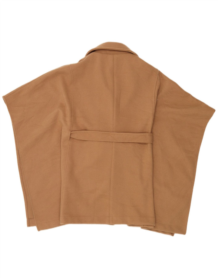 Diana Gallesi Manteau Cape Double Boutonnage Femme Taille Unique Beige Polyester