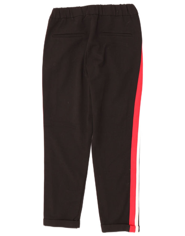 Zara Femme Pantalon De Survêtement Petit Noir Colourblock Polyester