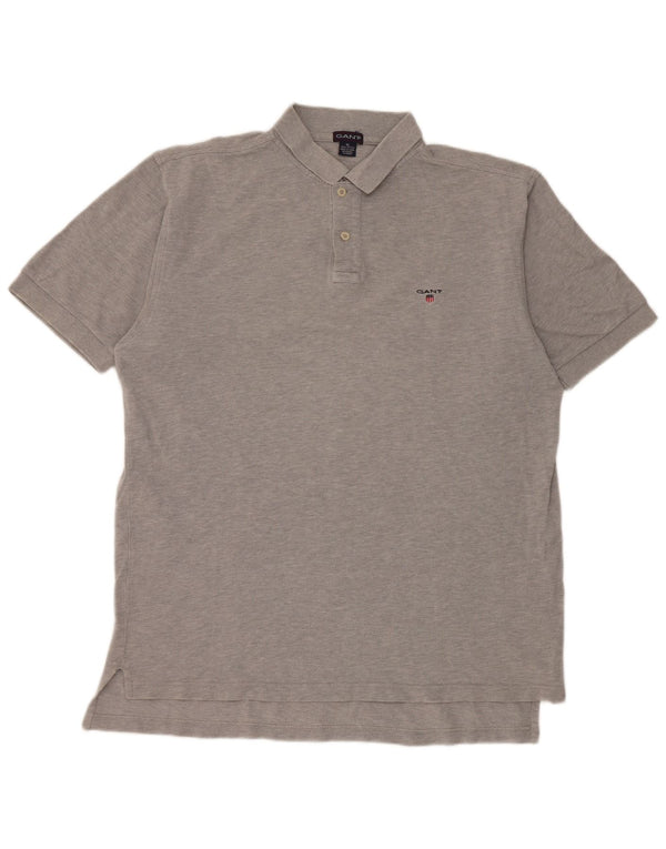 Gant Polo Homme XL Gris Coton